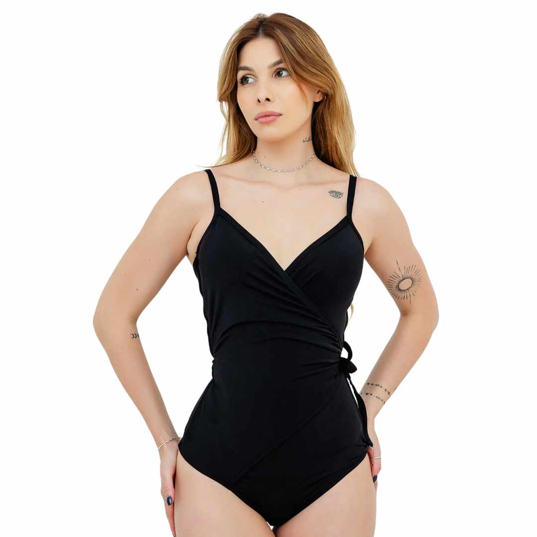 Maiô Modelador Transpassado com Bojo