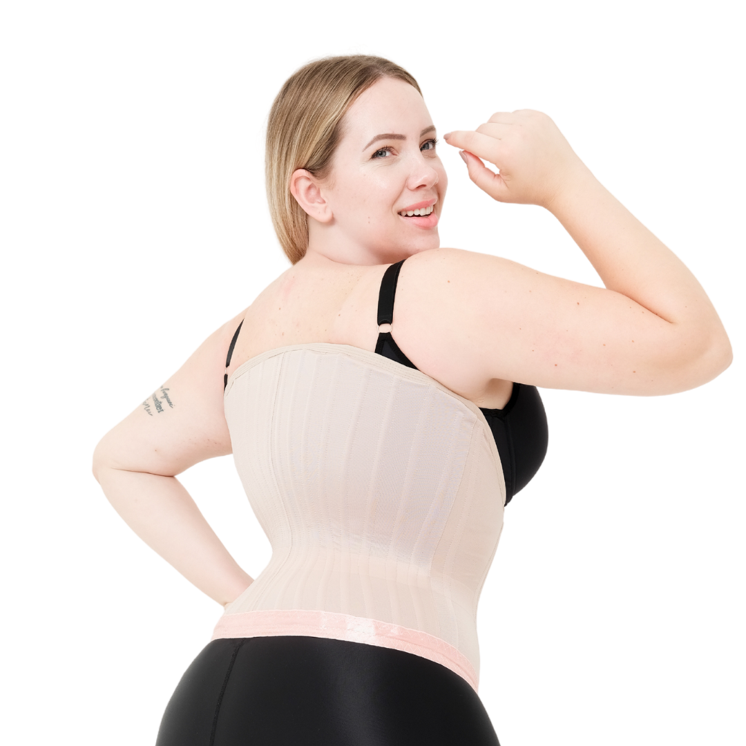 Cinta Corset Sereia Com Ganchos