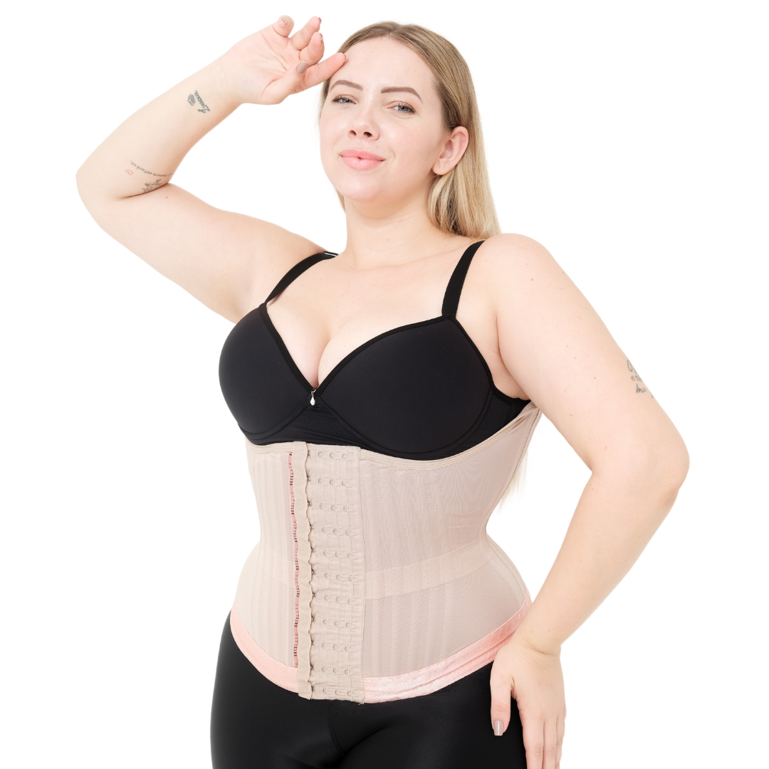 Cinta Corset Sereia Com Ganchos