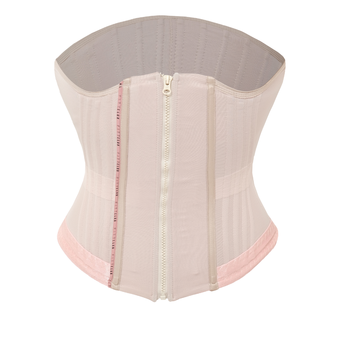 Cinta Corset Sereia Com Ganchos e Zíper