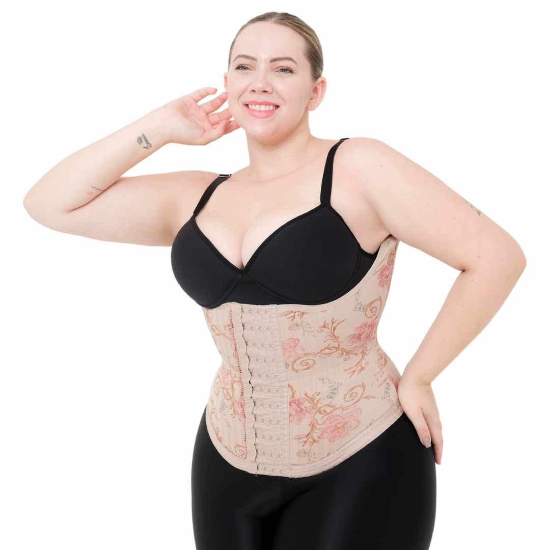 Cinta Modeladora Sereia Com Ganchos Jardim Secreto