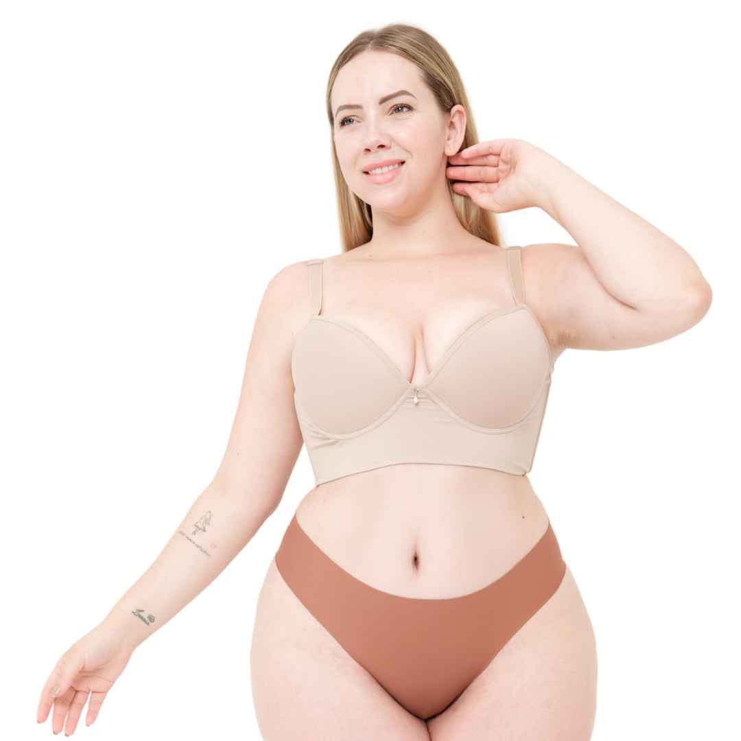 Sutiã com Bojo e Modelador de Sustentação