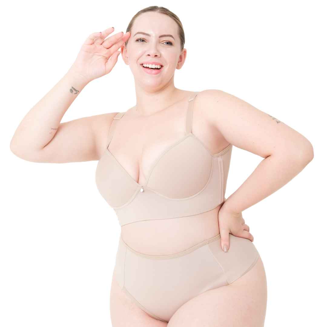 Sutiã com Bojo e Modelador de Sustentação